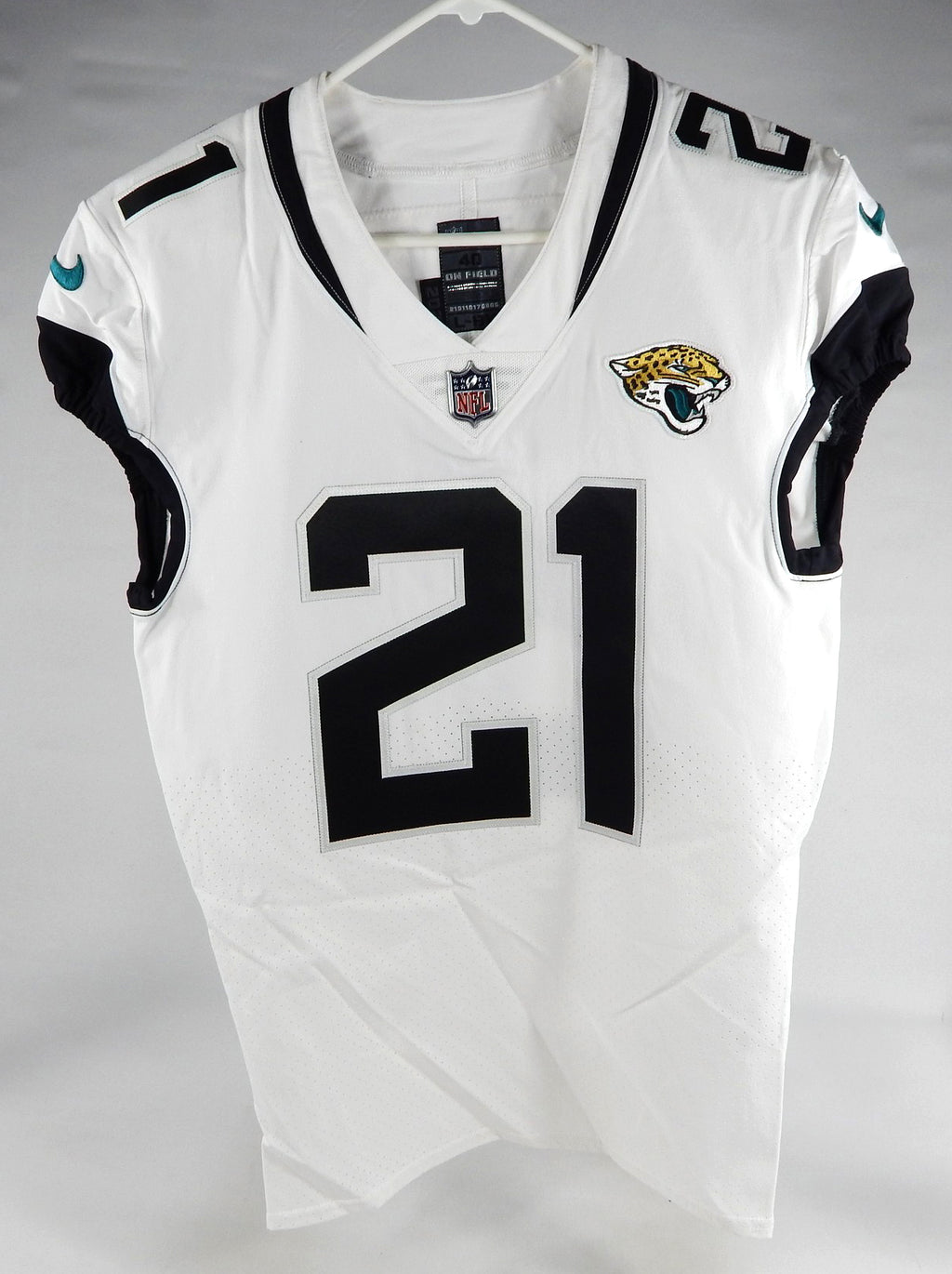 2021 Jacksonville Jaguars Sydney Jones IV #21 Game Issued White Jersey 5 Pic2