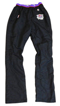 1995-96 Toronto Raptors Champion Team Issued Warm Up Pants Vintage Black 40