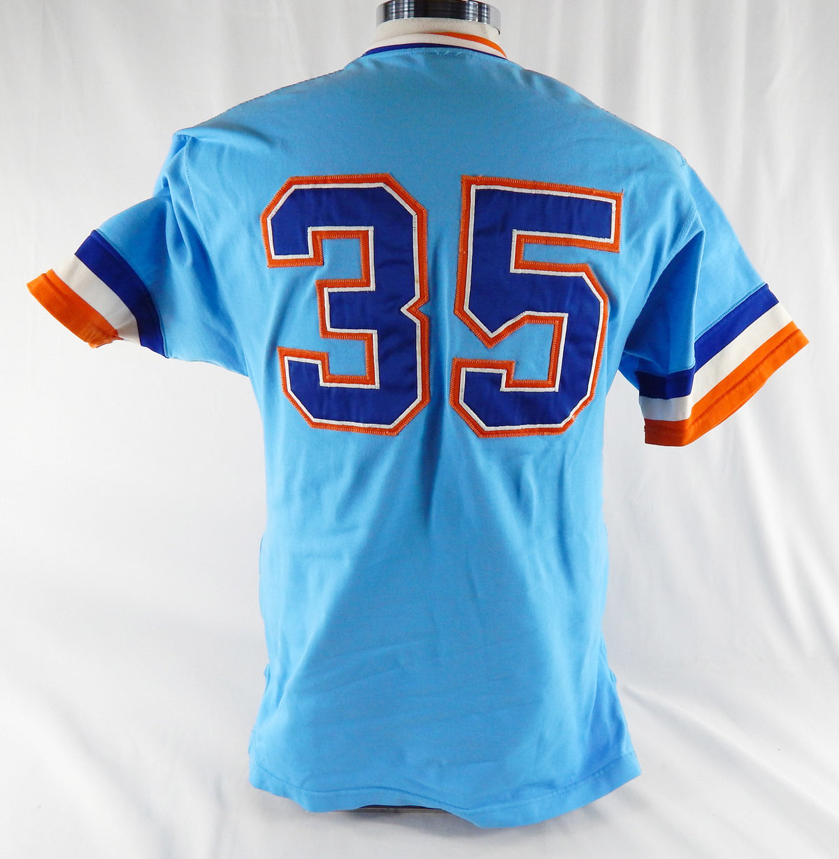 Late 1970s Florida Gators #35 Game Used Blue Jersey Baseball 44 094 Pic2