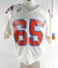 1988-90 Detroit Drive Greg Orton #65 Game Used White Jersey 043