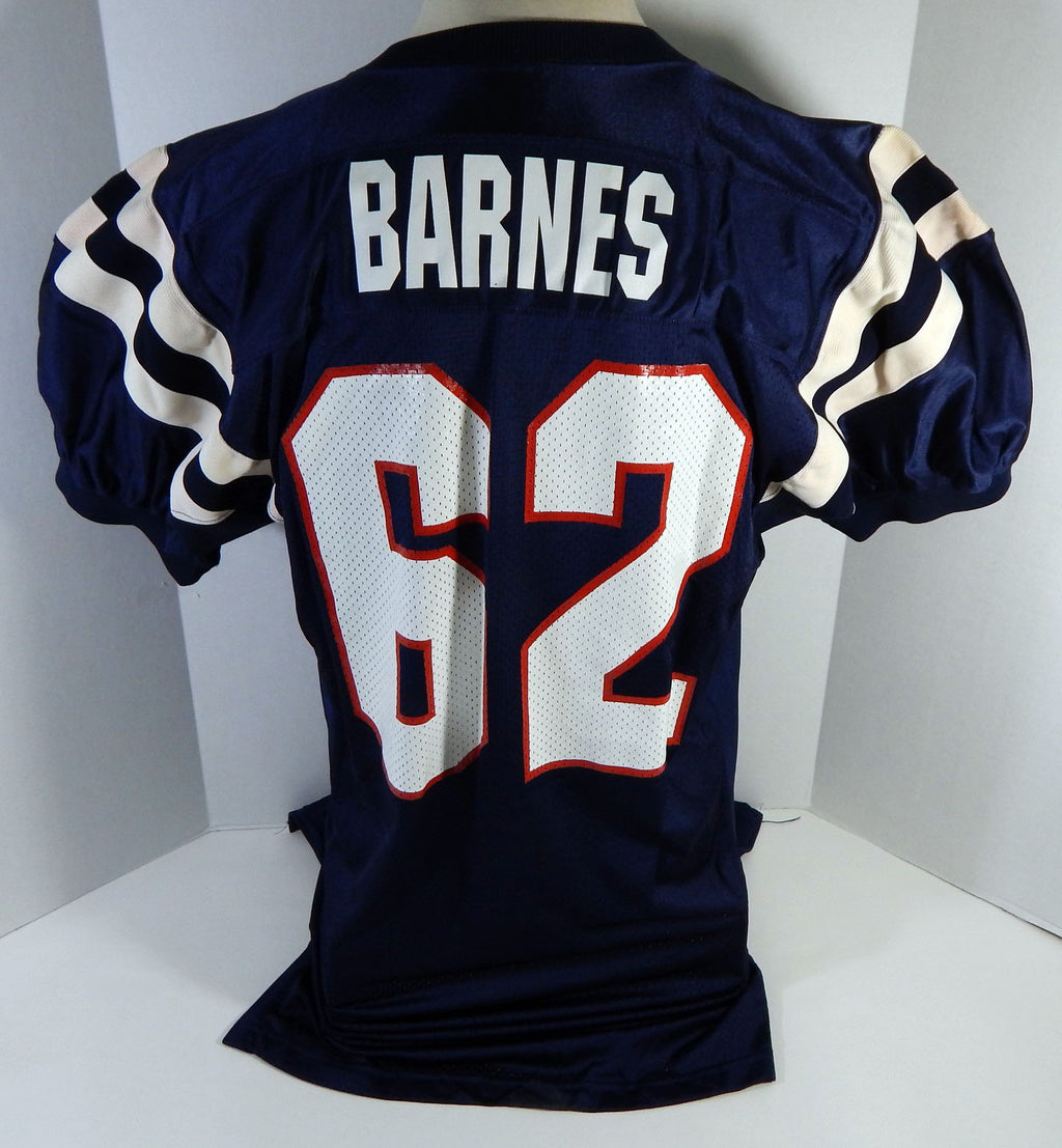 2002-05 Ole Miss Rebels Barnes #62 Game Issued Navy Jersey L DP17043