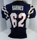 2002-05 Ole Miss Rebels Barnes #62 Game Issued Navy Jersey L DP17043