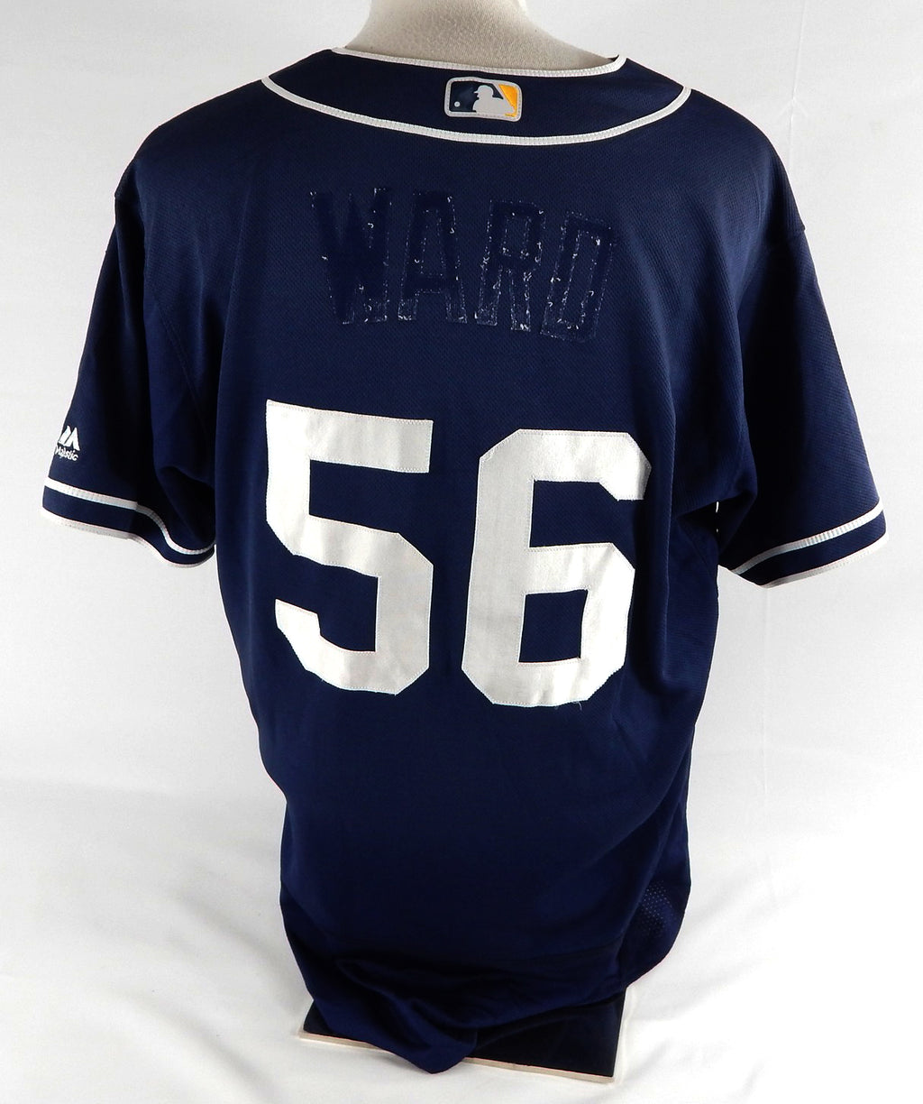 2012-19 San Diego Padres Ward #56 Game Used Navy Jersey ST BP 46 0521 Pic2