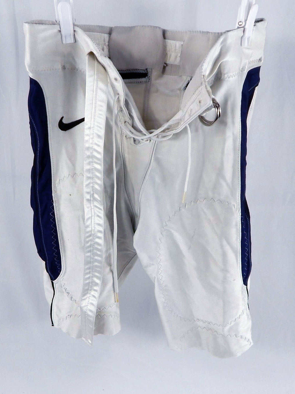 2000s Utah State Aggies #91 Game Issued White Football Pants Size 2XL DP110277