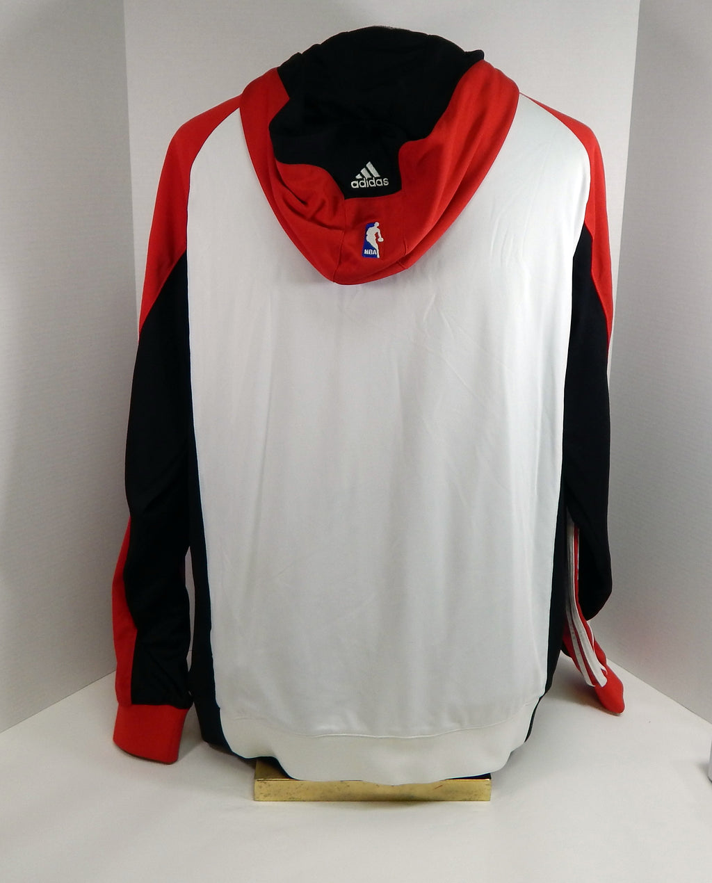 2000s Portland Trailblazers Game Issued White Shooting Shirt L DP51324 Pic2
