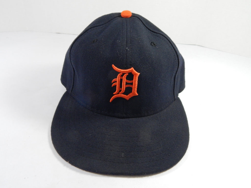 2022 Detroit Tigers #48 Game Issued Pos Used Navy Hat 7.25 VS981758 DP49844