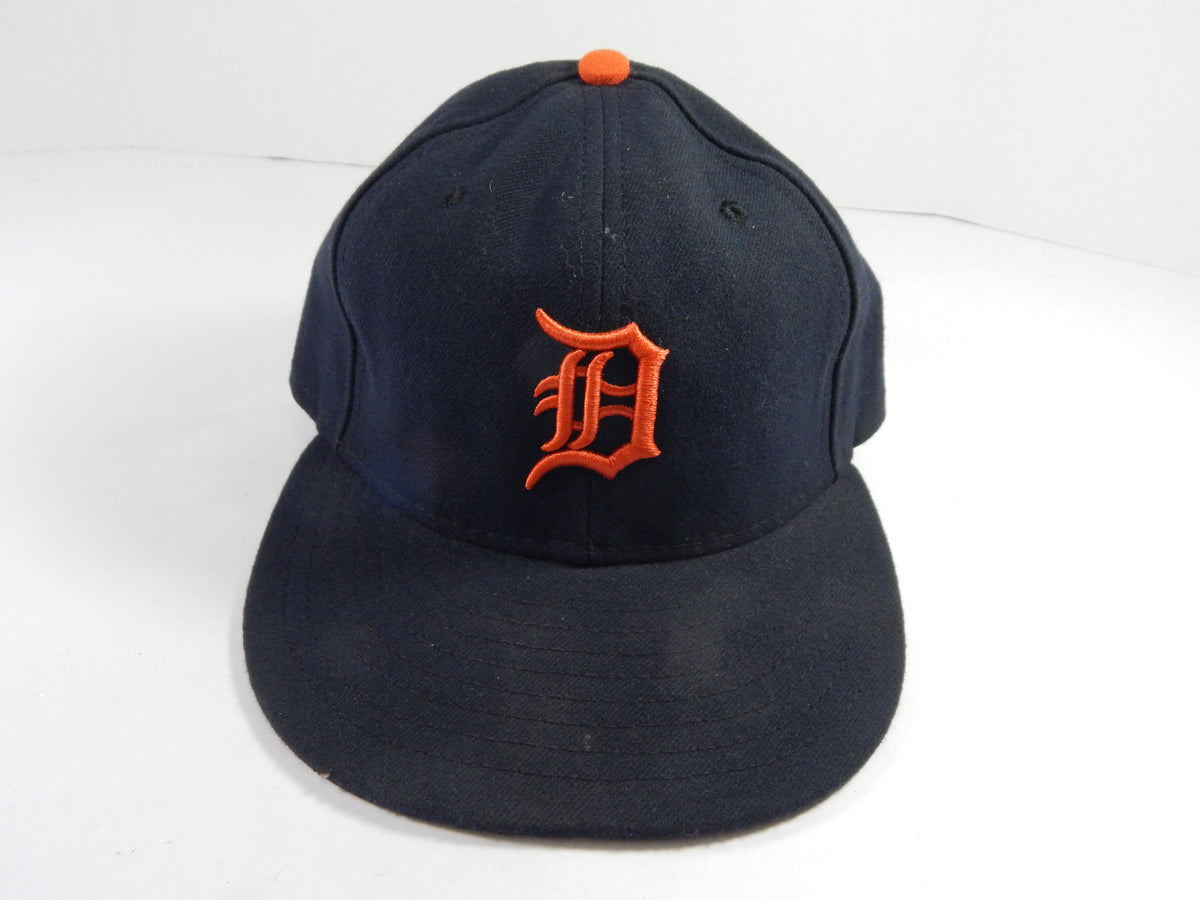 2022 Detroit Tigers #48 Game Issued Pos Used Navy Hat 7.25 VS981758 DP49844