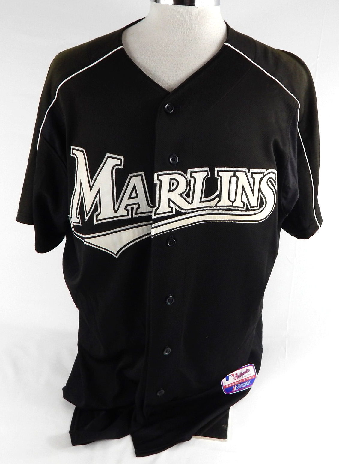 2003-06 Florida Marlins Paulino #54 Game Used Black Jersey ST BP XL 885