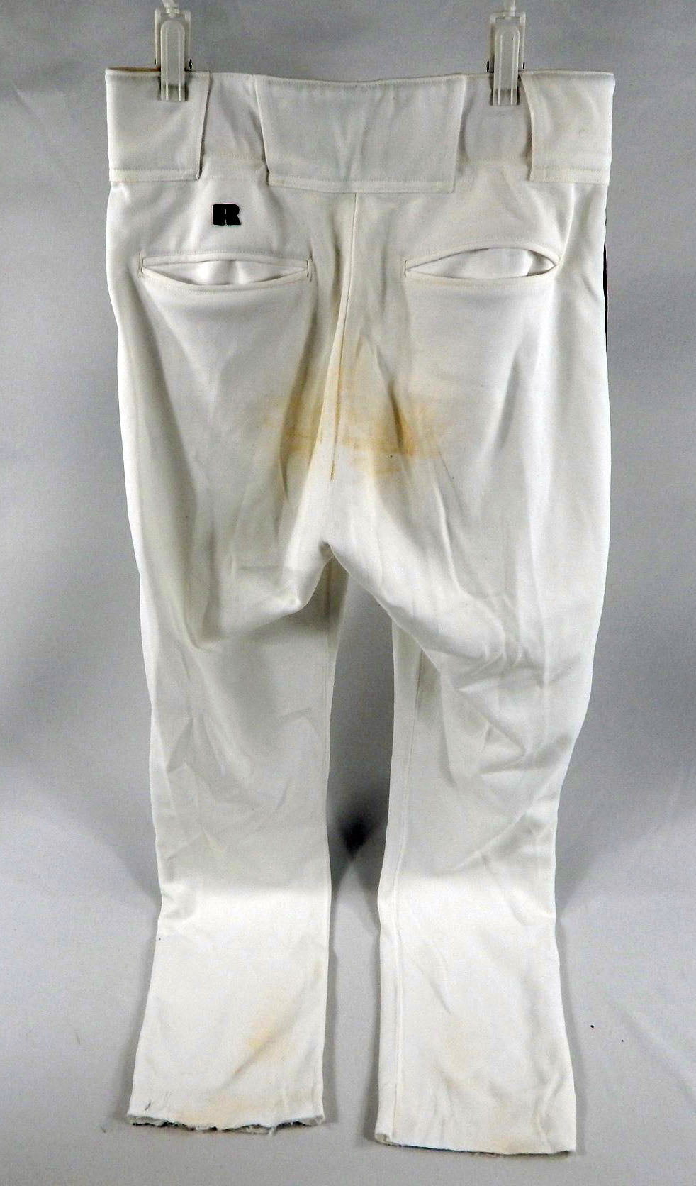 1994 Houston Astros Makarewicz #69 Game Used White Baseball Pants 36 0416 Pic2