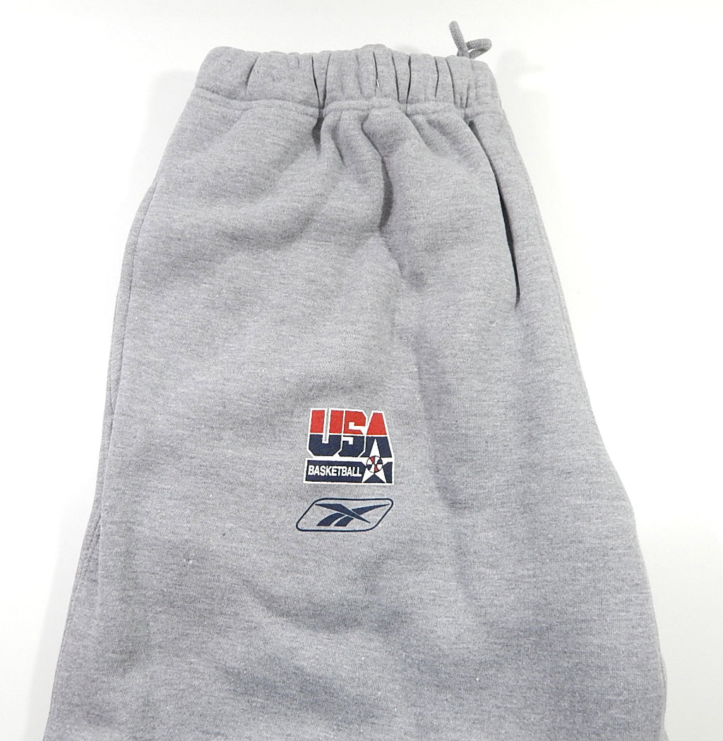Team USA Basketball Reebok Team Issued Sweatpants Heather Gray Large Pic2