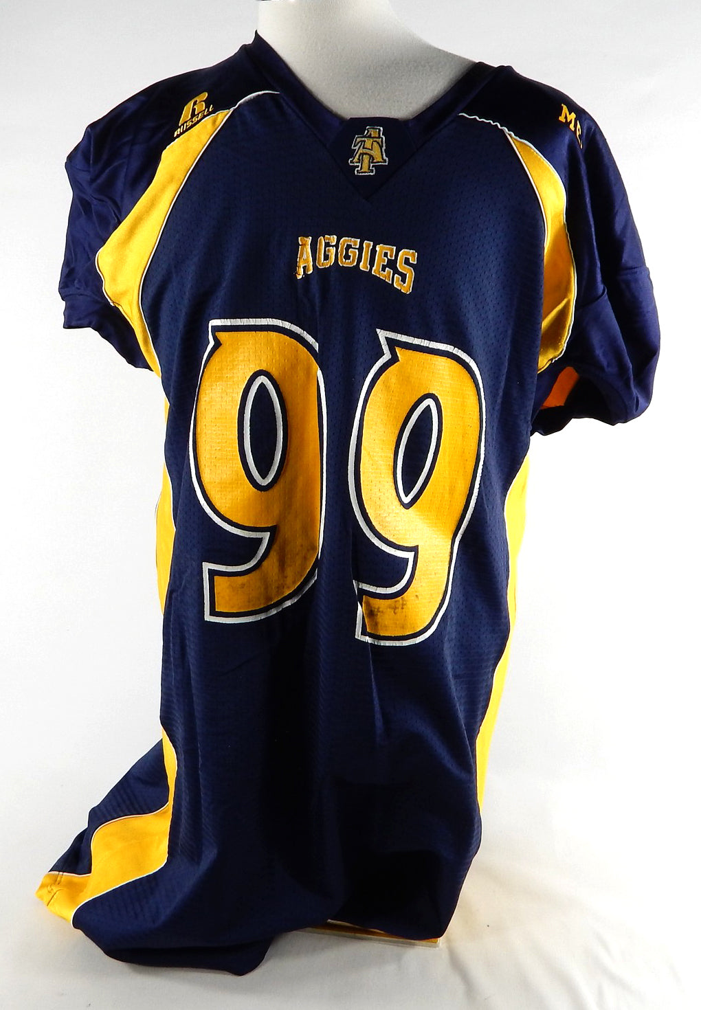 2000s North Carolina A&T Aggies #99 Game Used Navy Jersey 3X 671