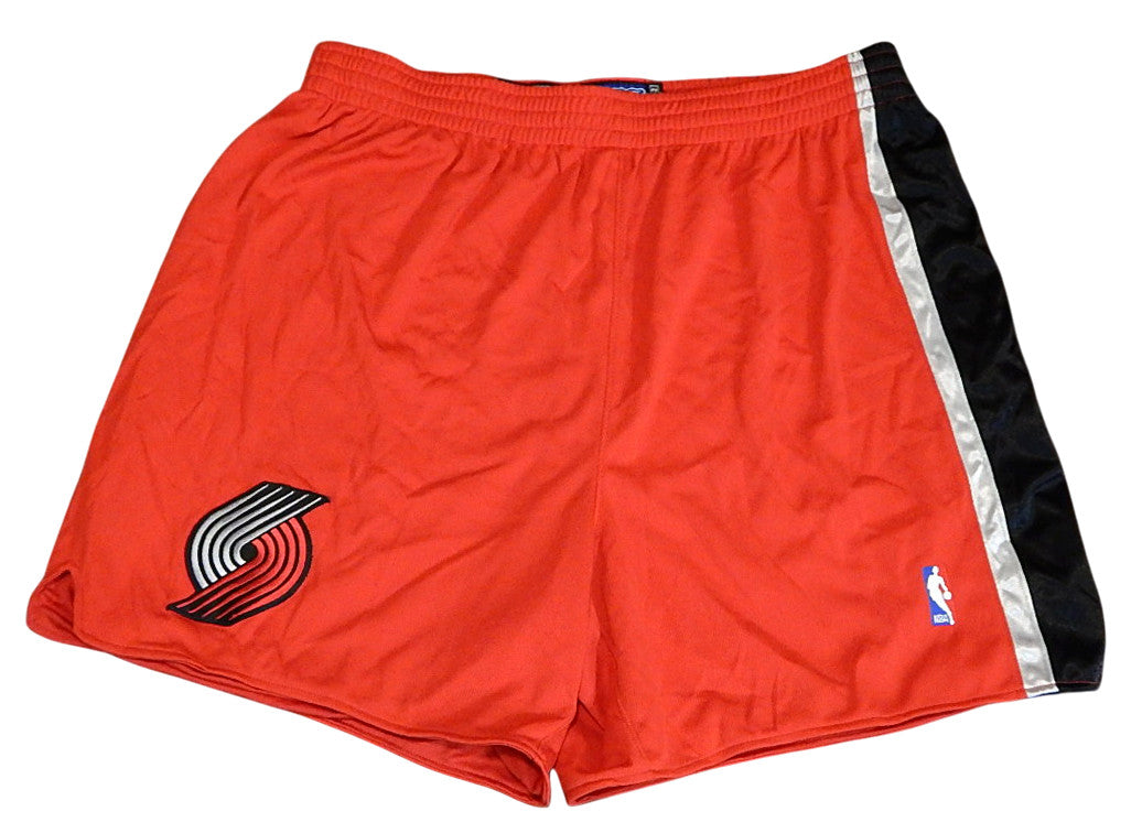 Portland Trail Blazers Reebok Team Issued Basketball Shorts Red Size 50 +2"