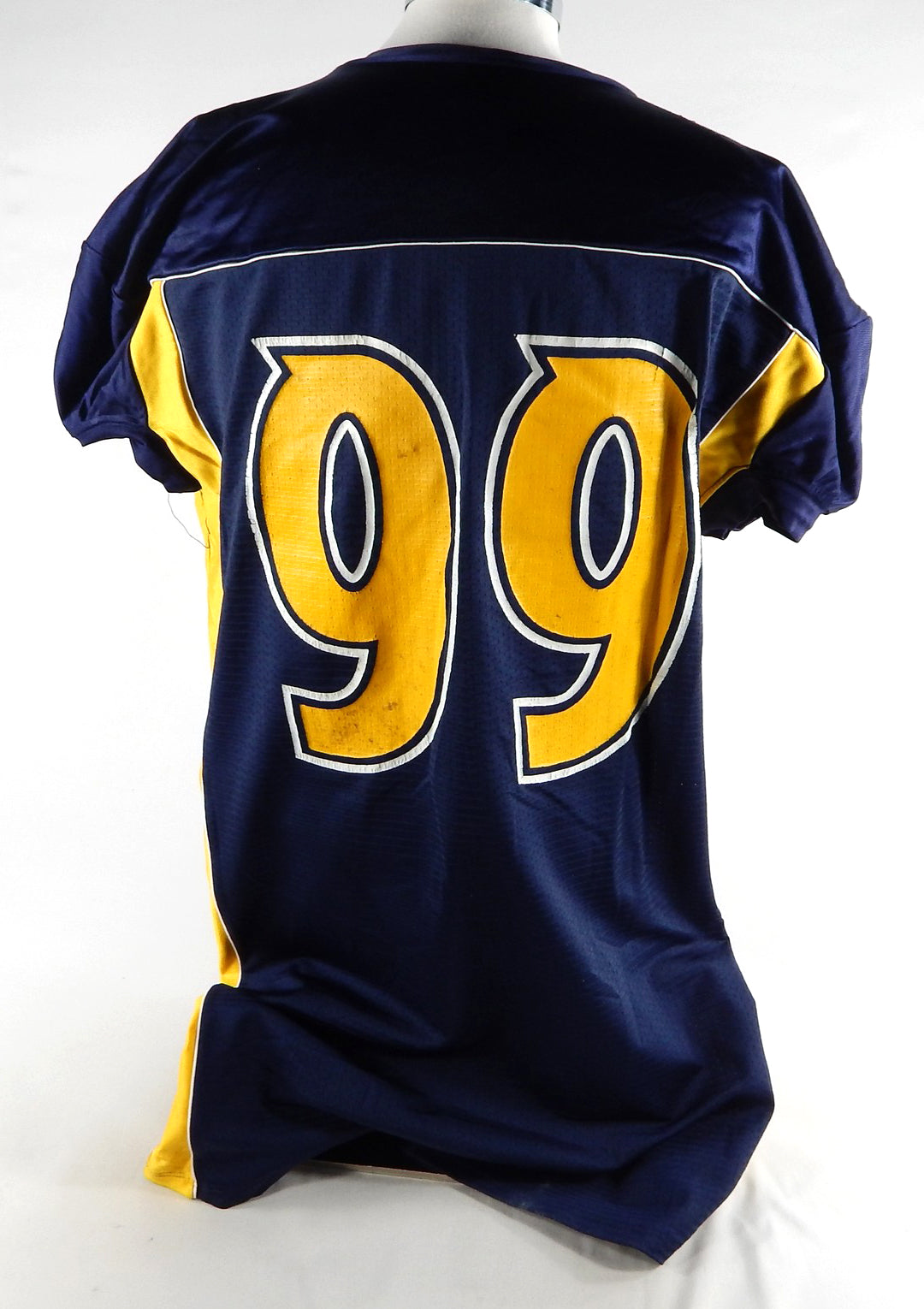 2000s North Carolina A&T Aggies #99 Game Used Navy Jersey 3X 671 Pic2