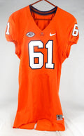 2015 Virginia Cavaliers #61 Game Used Orange Jersey NP Rem 42 104