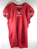 2010's San Francisco 49'ers Nike On Field Blank Football Jersey Line Red 48