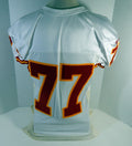 1997 Kansas City Chiefs #77 Game Issued White Jersey 48 DP17051