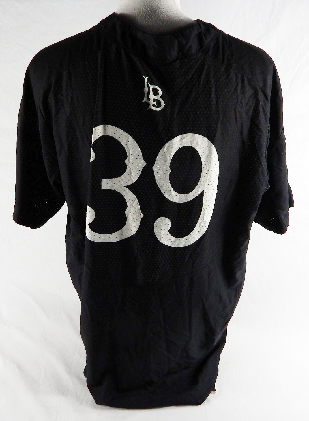 2019 Long Beach State Dirtbags #39 Game Used Black Jersey Baseball XL 586 Pic2