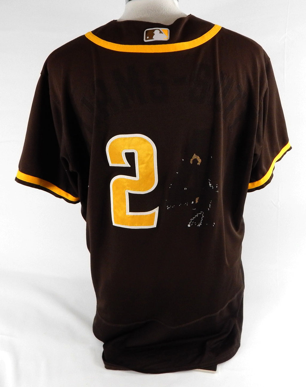 2020-24 San Diego Padres Williams-sutton #24 Game Used Brown Jersey Throwback 0 Pic2