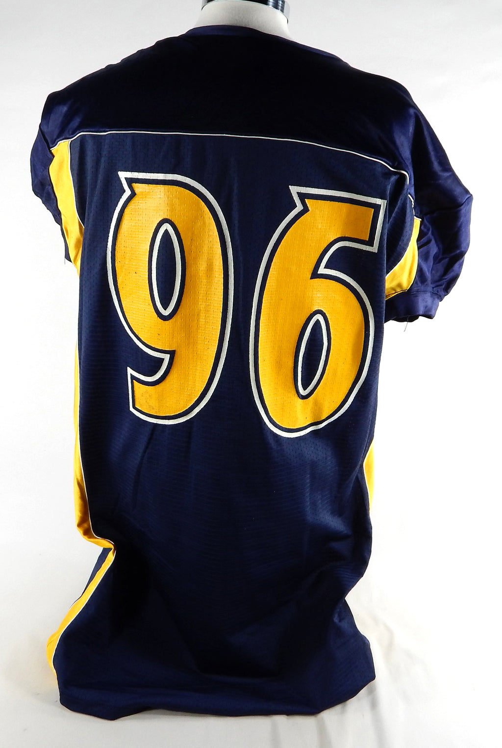 2000s North Carolina A&T Aggies #96 Game Used Navy Jersey 3X 674 Pic2