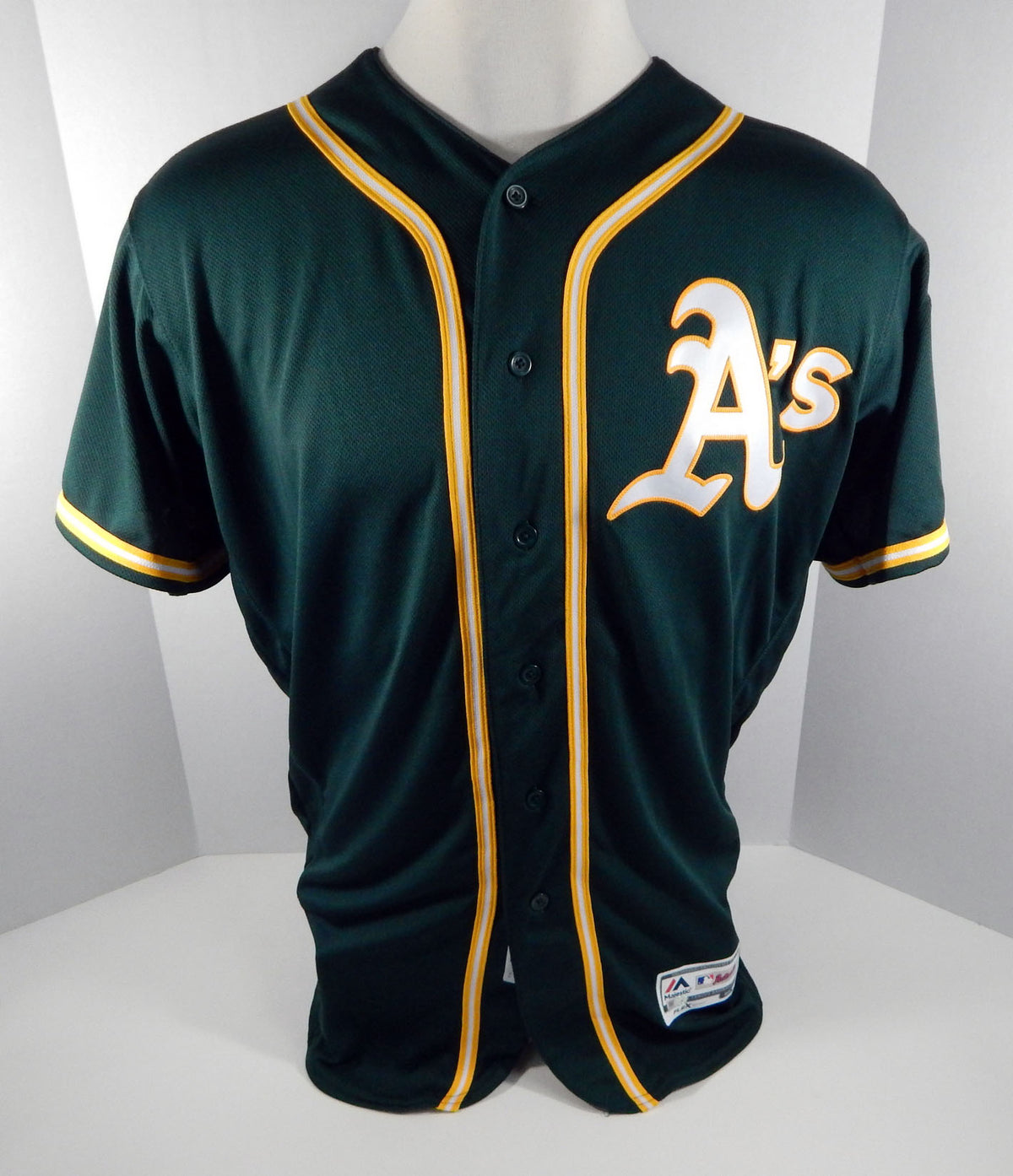 2019 Oakland A's Athletics Stephen Piscotty #25 Game Issued Green Jersey 150 P Pic2