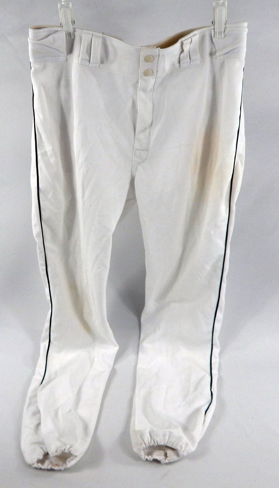 1998 Houston Astros Bergman # Game Used White Baseball Pants Size 38 0424