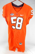 2015-16 Virginia Cavaliers #58 Game Used Orange Jersey NP Rem 40 109
