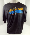 2012-13 New Orleans Hornets Team Issued Grey Training Shirt 3XLT DP64114