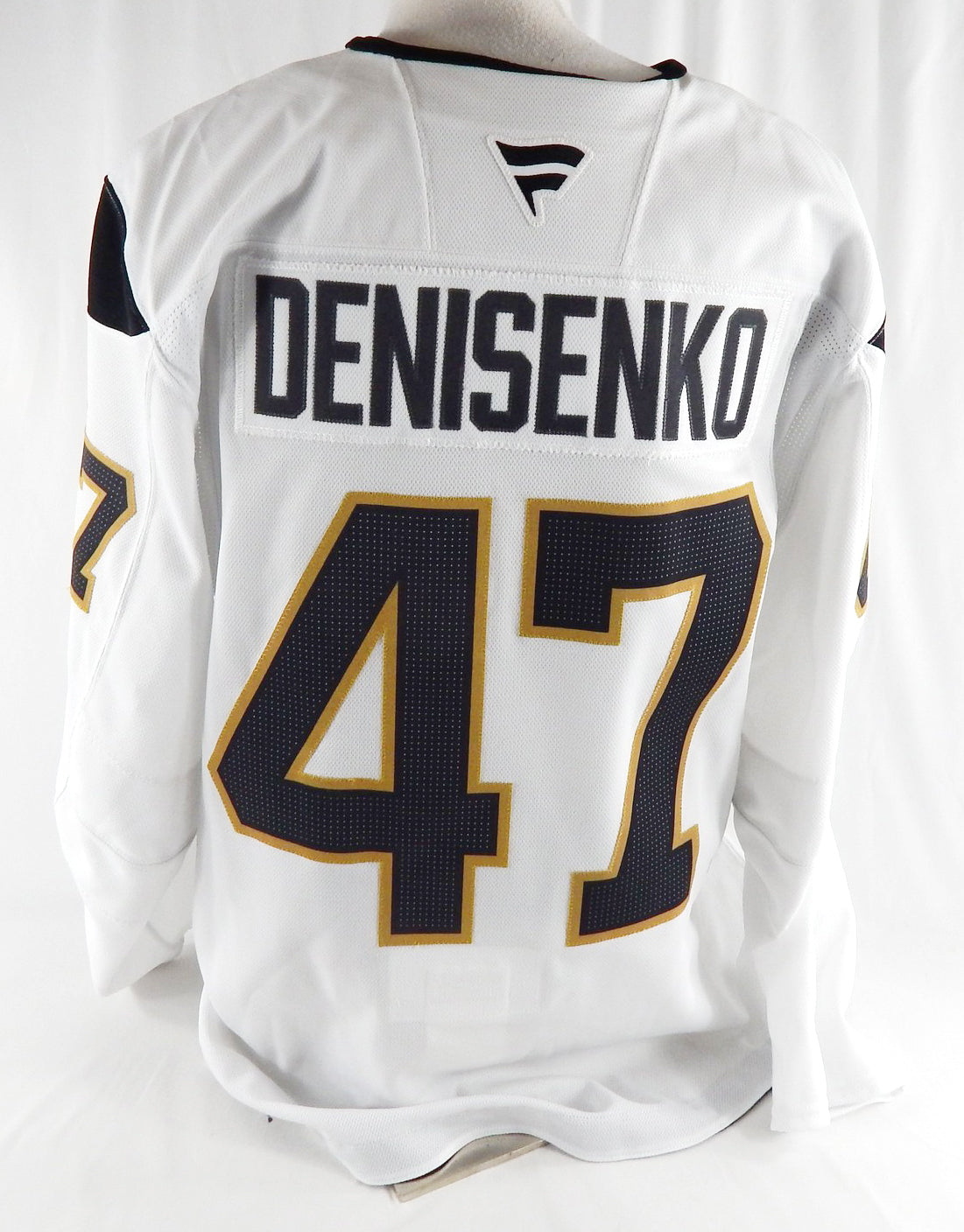 2024-25 Vegas Golden Knights Grigori Denisenko #47 Game Issued White Jersey 54 7 Pic2