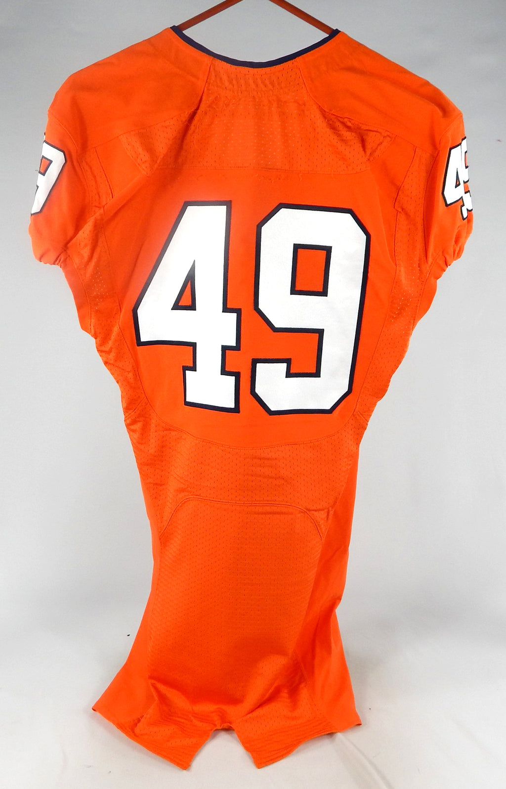 2012 Virginia Cavaliers #49 Game Used Orange Jersey NP Rem 40 110 Pic2