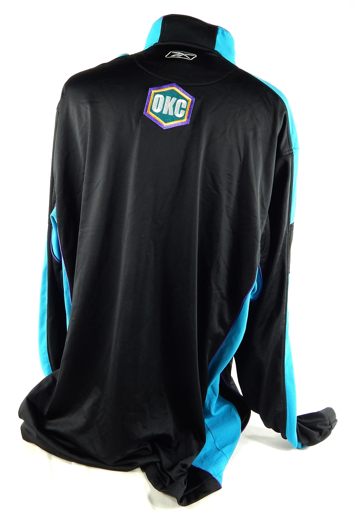 2000s New Orleans Hornets #1 Game Used Black Warm Up Jacket 2XL DP84131 Pic2
