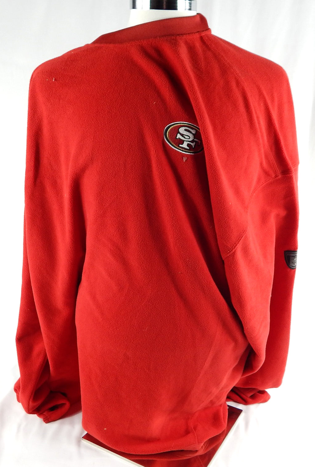 2000s San Francisco 49ers # Team Issued Red Crewneck Sweatshirt 4XL 927