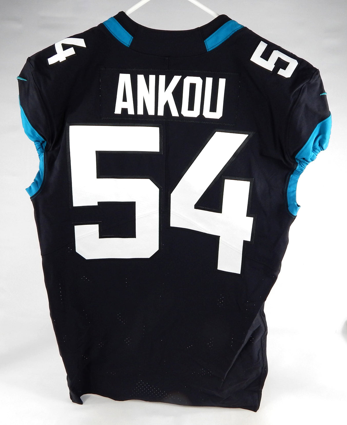 2019 Jacksonville Jaguars Eli Ankou #54 Game Issued Black Jersey 46 516