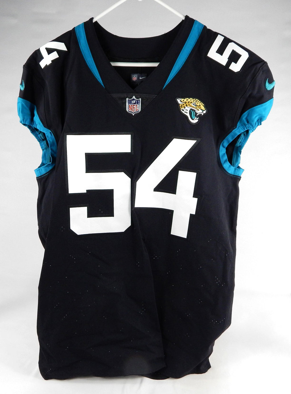 2019 Jacksonville Jaguars Eli Ankou #54 Game Issued Black Jersey 46 516 Pic2