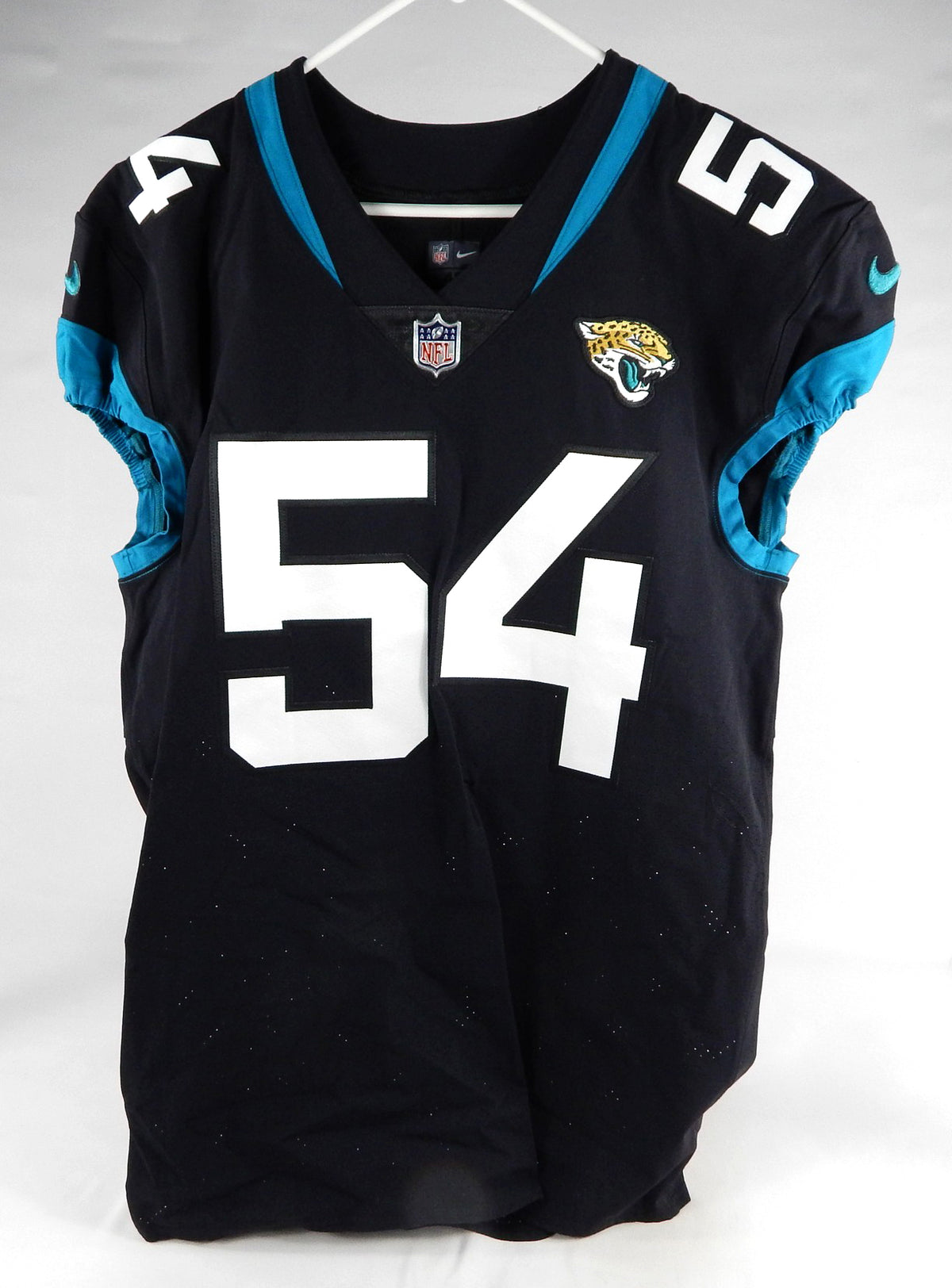2019 Jacksonville Jaguars Eli Ankou #54 Game Issued Black Jersey 46 516 Pic2
