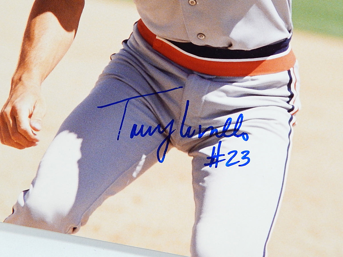 Lot of (2) Torey Lovullo Signed 8x10 Photos Detroit Tigers Auto Autograph Pic2