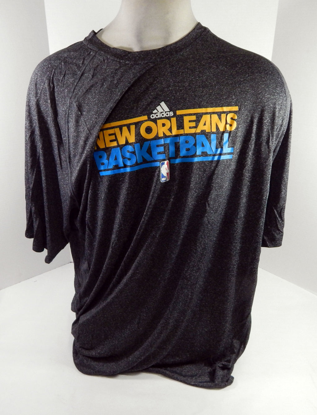 2012-13 New Orleans Hornets Team Issued Grey Training Shirt 3XLT DP64119