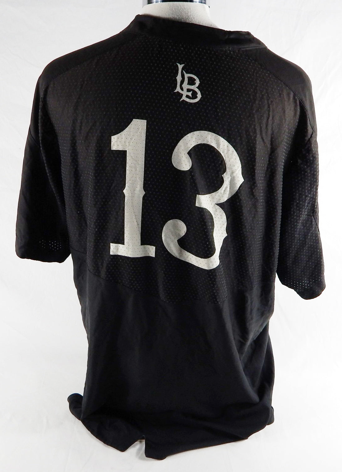 2019 Long Beach State Dirtbags #13 Game Used Black Jersey Baseball XL 591 Pic2