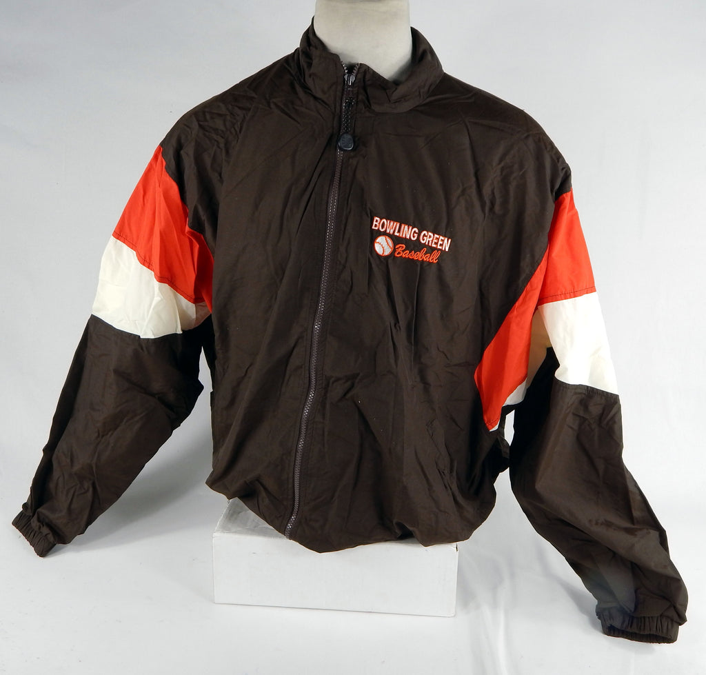 Bowling Green Falcons #18 Game Used Brown Bench Jacket DP68912