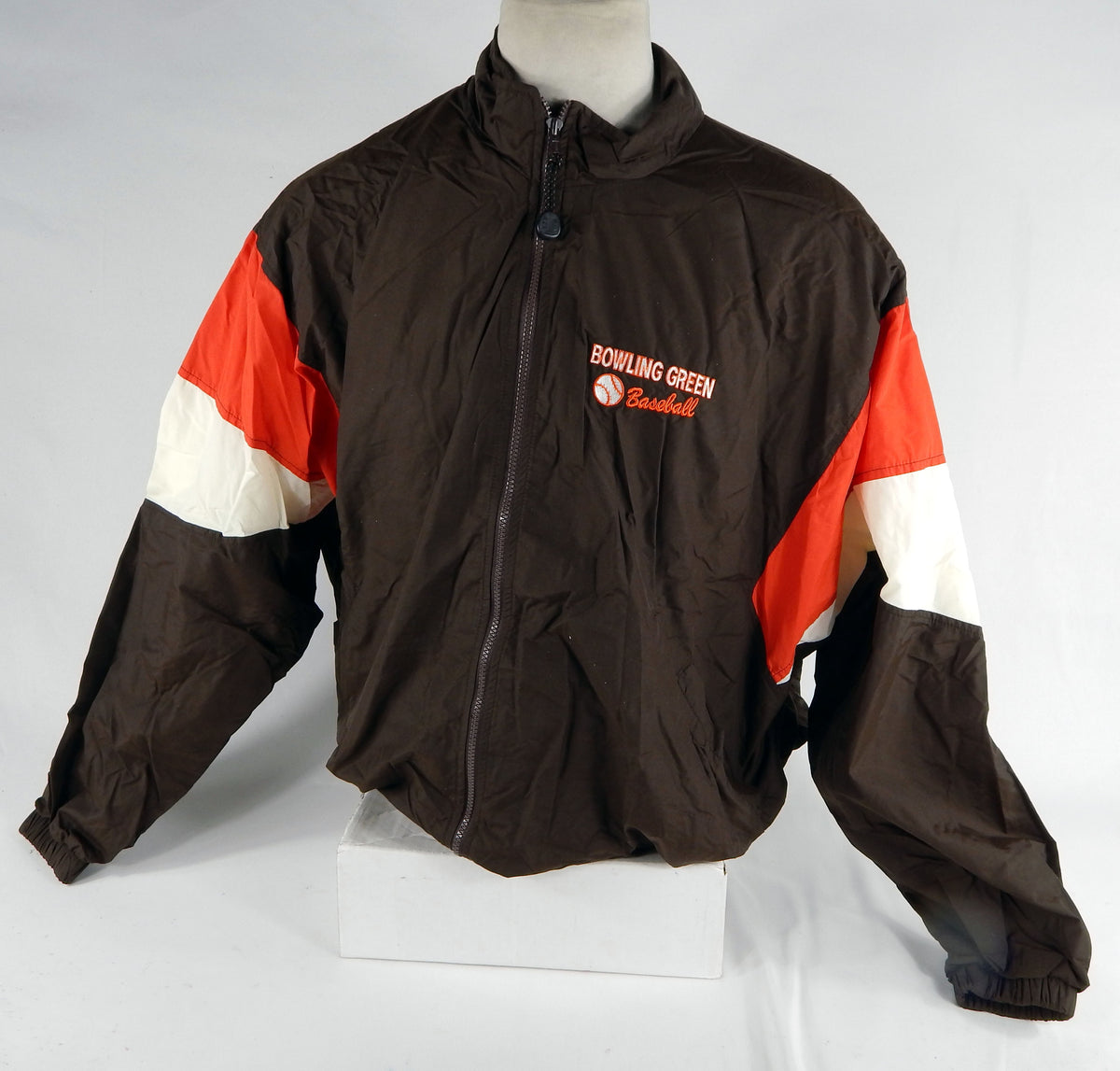Bowling Green Falcons #18 Game Used Brown Bench Jacket DP68912