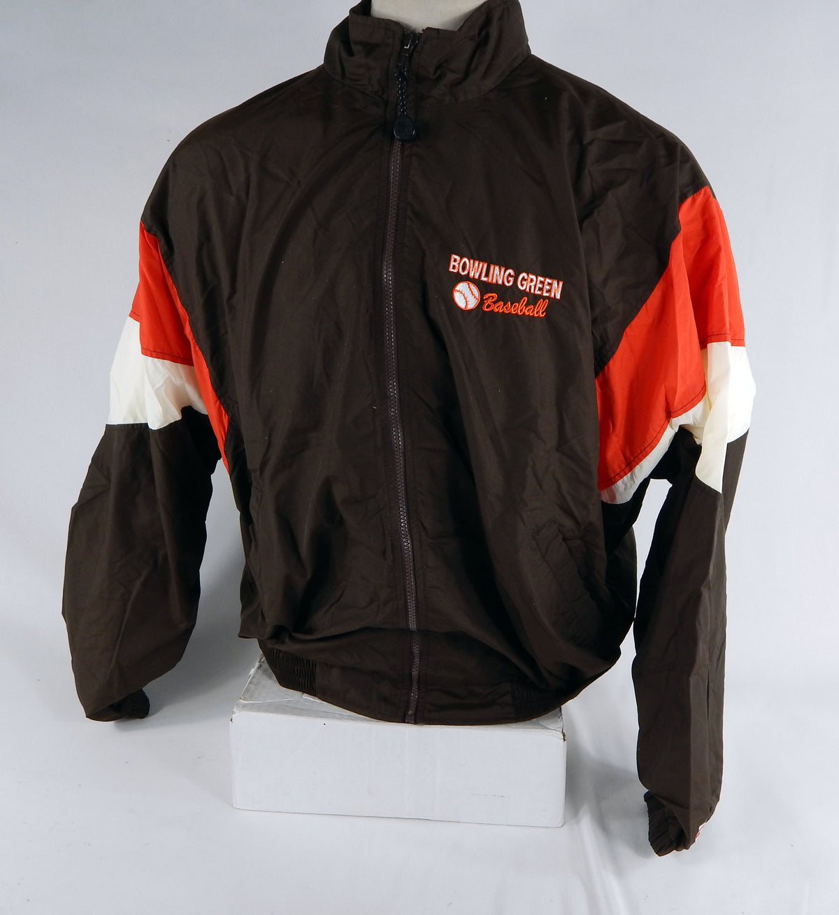 Bowling Green Falcons #5 Game Used Brown Bench Jacket XL DP68913