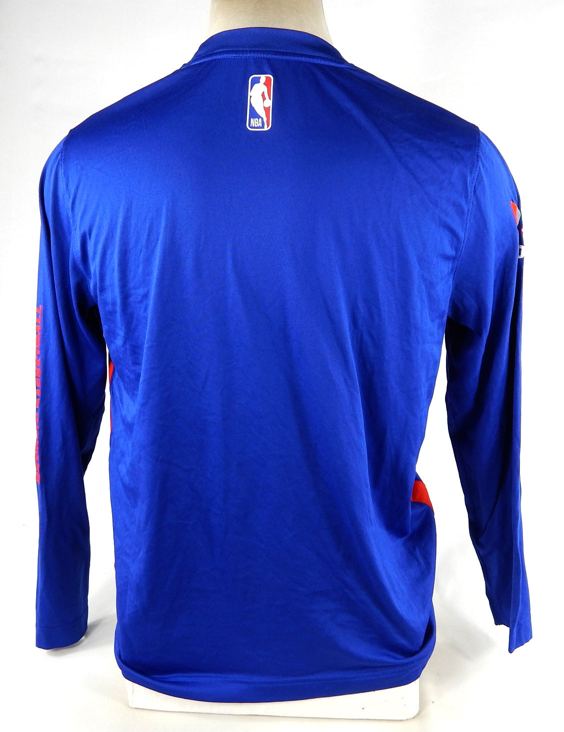 2023-24 Detroit Pistons Jared Rhoden #8 Game Used Blue Shoot Shirt Cureton P L 3 Pic2