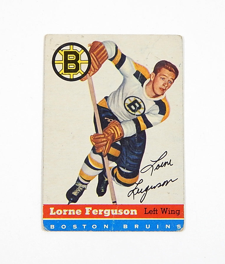 1954-55 Topps Lorne Ferguson #31 Bruins