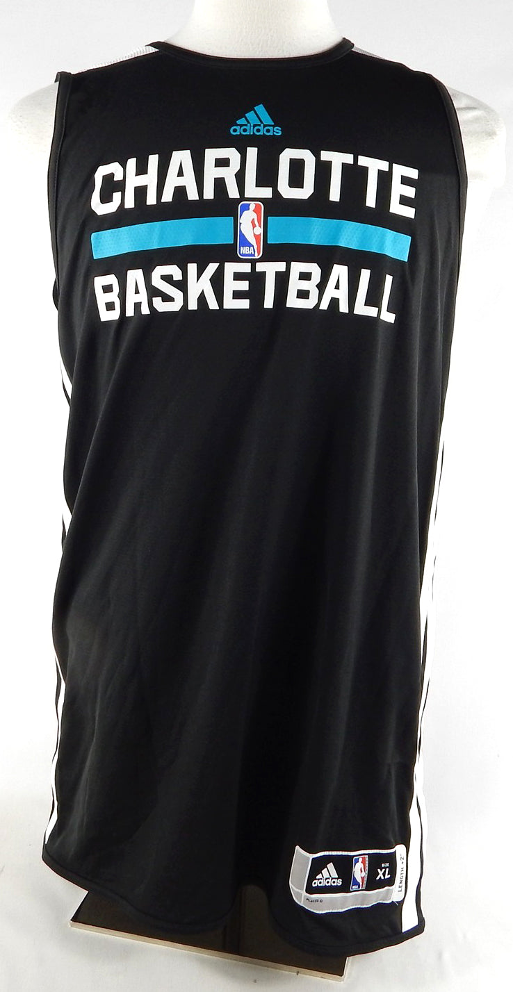 2013-14 Charlotte Hornets Game Issued Black Practice Jersey XL 136