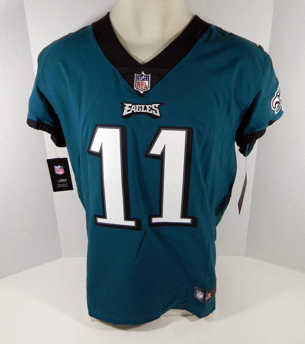 New Mens Philadelphia Eagles Carson Wentz #11 Green Elite Jersey 60 Nike NWT