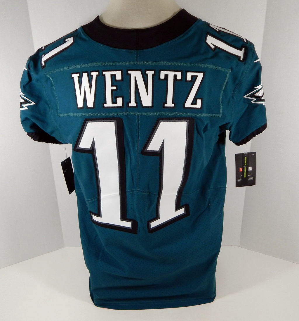New Mens Philadelphia Eagles Carson Wentz #11 Green Elite Jersey 60 Nike NWT Pic2
