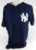 2003-06 New York Yankees Blank Game Issued Navy Jersey BP ST 50 017