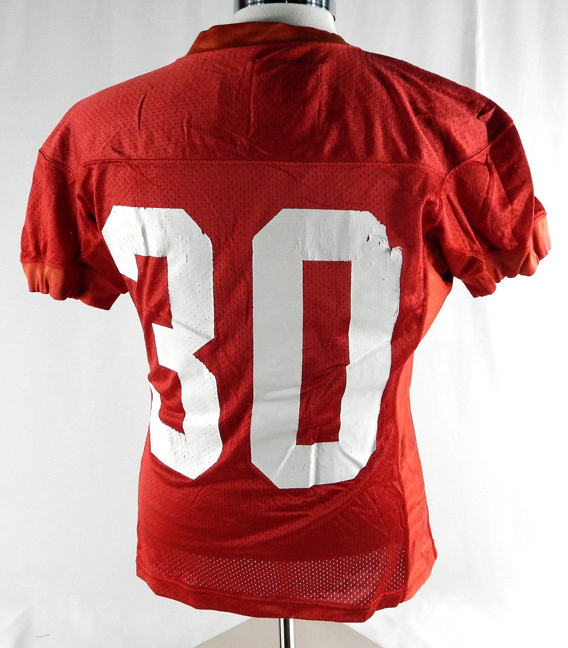 San Francisco 49ers #30 Game Used Red Practice Jersey NP R L 932 Pic2