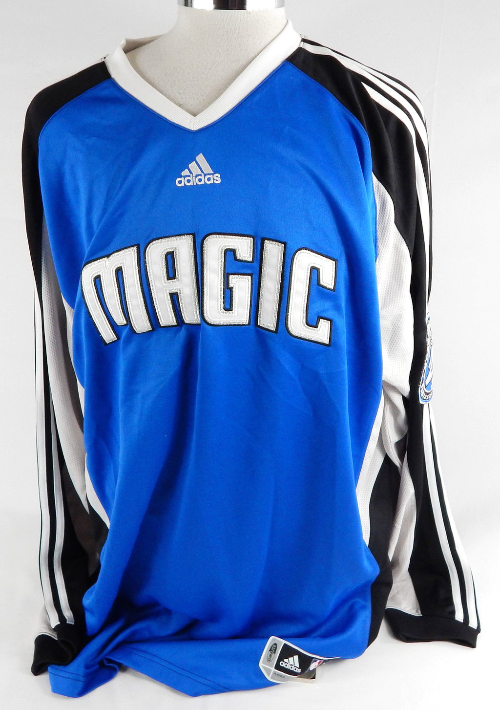 2008-09 Orlando Magic Game Issued Blue Shooting Shirt 20th Patch 2XL 018
