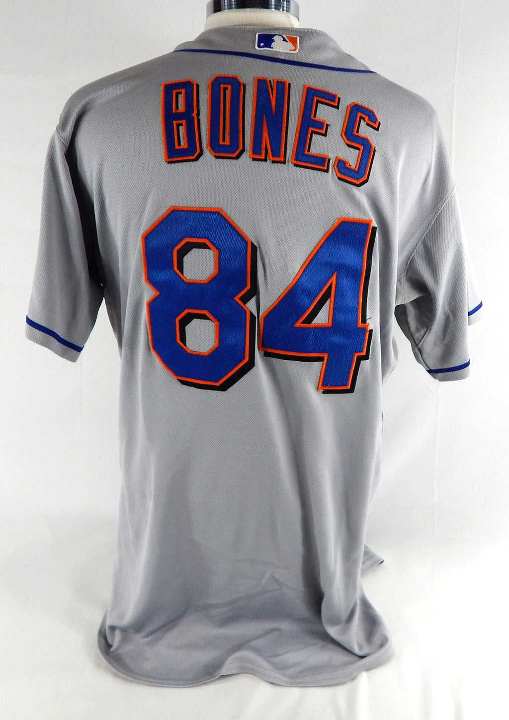 New York Mets Ricky Bones #84 Game Issued Pos Used Grey Jersey 48 066 Pic2
