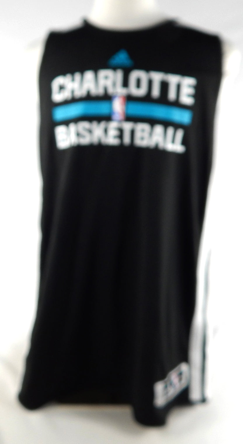 2013-14 Charlotte Hornets Game Issued Black Practice Jersey XL 139